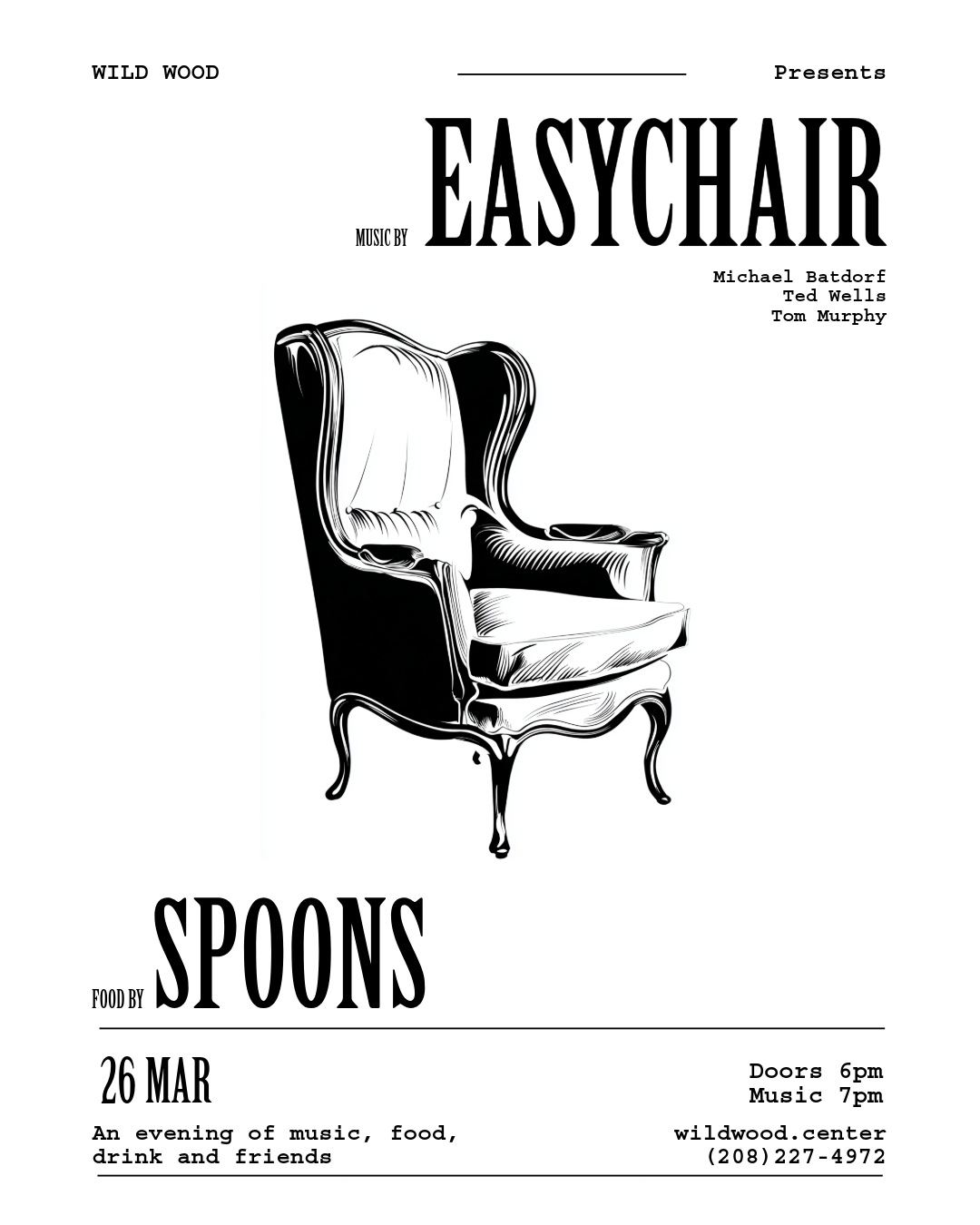 Dinner and a Show - Easychair and Spoons
